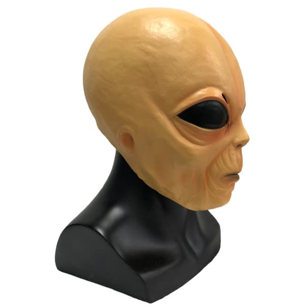 1 Halloweenmask, skummel romvesen Halloween cosplay kostymemaske for