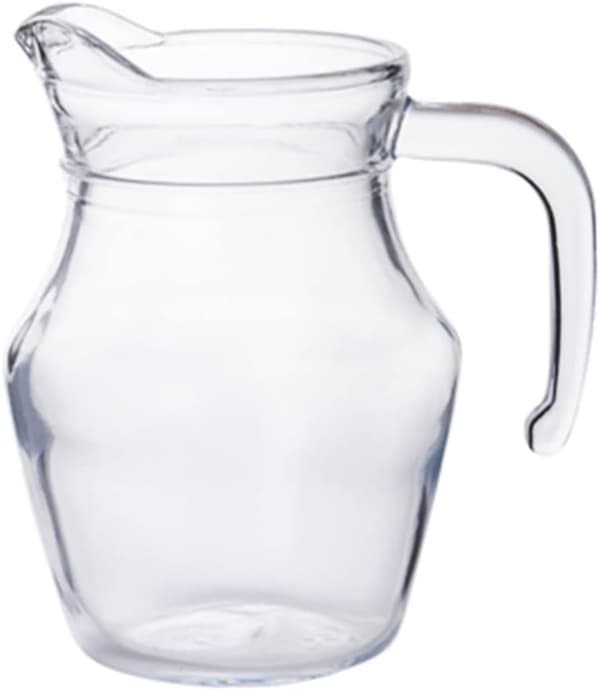 Ren glasskanne for juice, vin, melk, kaffe -