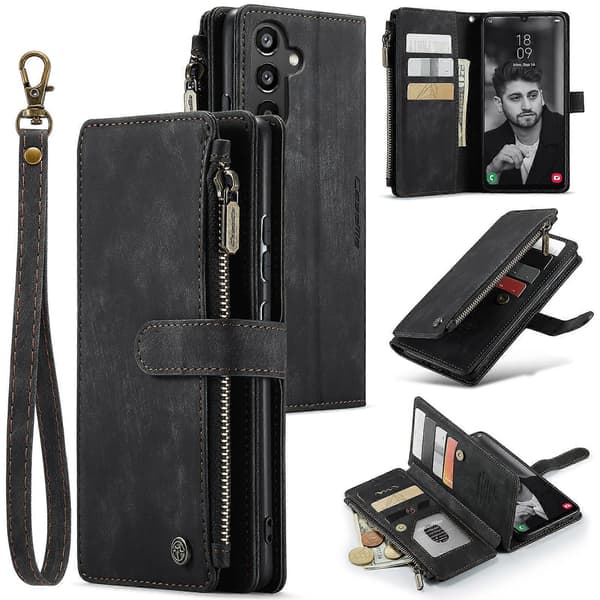For Samsung Galaxy A34 5G CaseMe C30 Multifunksjonelt Skinnveske