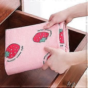 Household Clothes Storage Bag, Sorting Bag, Large Capacity Moving Packing Bag Pink Pink