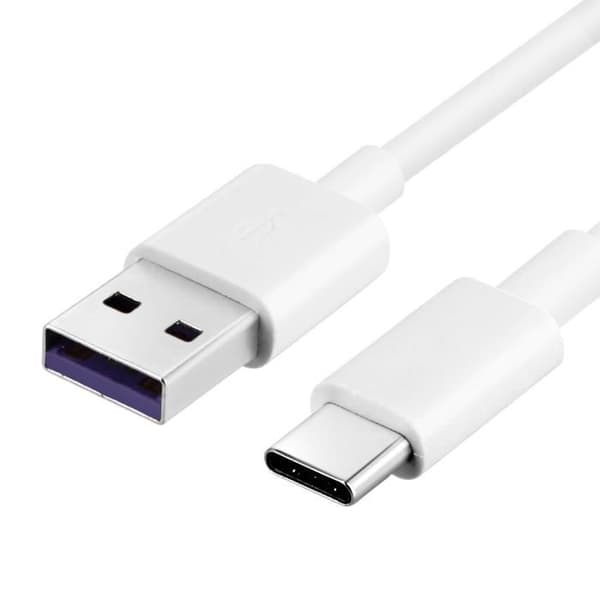 Veggadapter - HUAWEI - AP81 - 5A - Hvit - USB Type-C[DB] Blå, Hvit, Lilla Blue, White, Purple