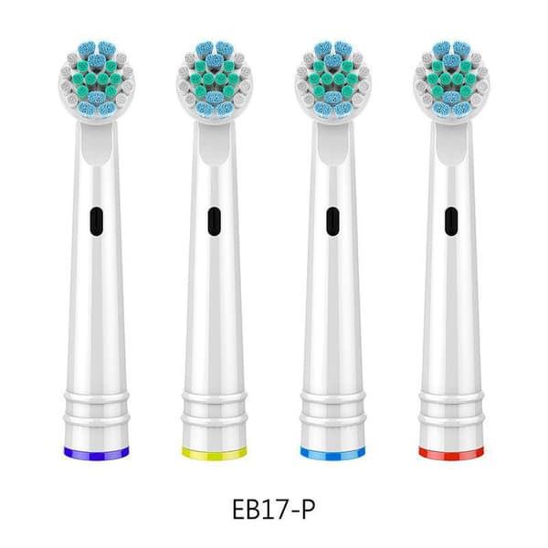 Borstar kompatibla med de flesta elektriska tandborstar 4-pack 3 set