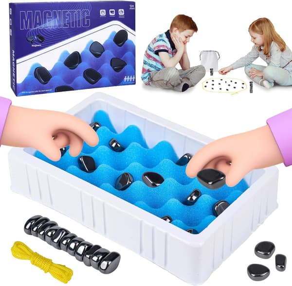 #Magnetic Chess Game Fun Board Game Magnetic Game Magnetic Effect Set#