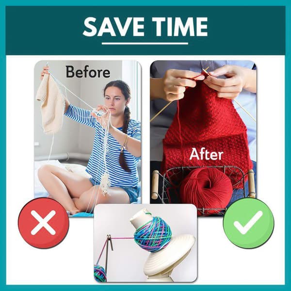 Portable Thread Ball Winder Manual Knitting Reel String Household Sewing Accessories 3 3
