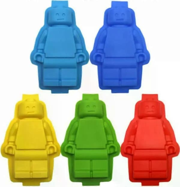 GKA XXL 3D silikone bageform robot silikone bageform 30 cm fondantform