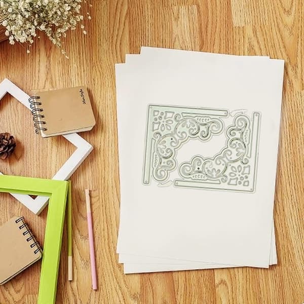 Delikat Spets Tatt Metall Skärande Stansar Scrapbook Papper Kort Bokmärken