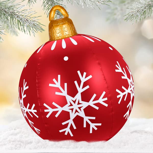 (Snowflake) 60 cm Giant Large Inflatable Christmas Ball PVC Inflatable