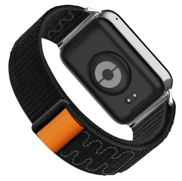 Alpine Loop flettet nylon urrem til Xiaomi 9 Pro / 8 Pro Sort Svart + Blå