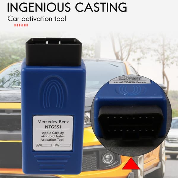 NTG5S1 för Autoaktiveringsverktyg / Android OBD2 NTG5 S1 CarPlay-protokollkommunikation -