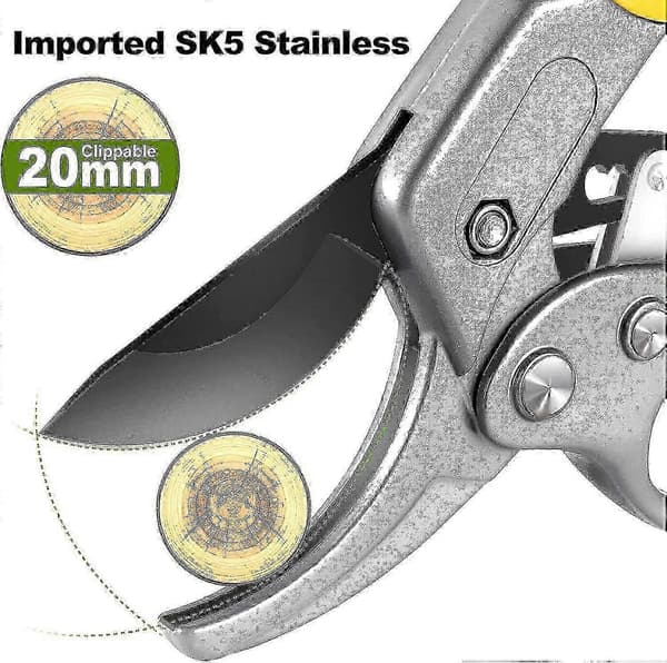 Premium Garden Shears, German Pruning Shears, Ratchet Loppers, Garden Tools Garden Shears, Arthritis Weak Hand Clippers