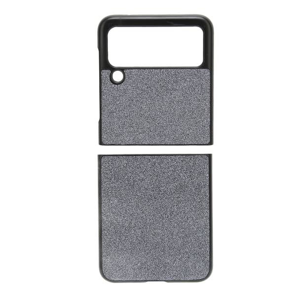 Glittrende Bling Mobilcover til Galaxy Z FLIP 3 Stødsikkert Foldbart Mobiltelefonbeskyttelse Sort_tfrf