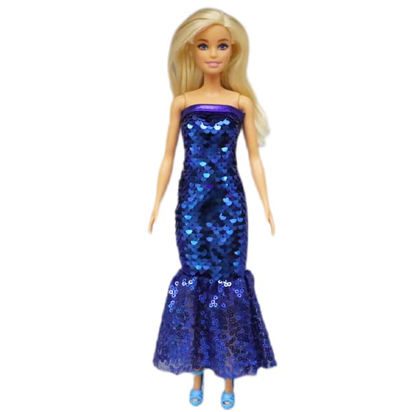 4 stk Barbie dukketøj til 30 cm dukker (D)