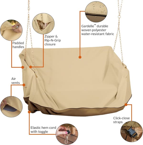 Classic Accessories Veranda Vattentät 56 Tums Veranda Gunga