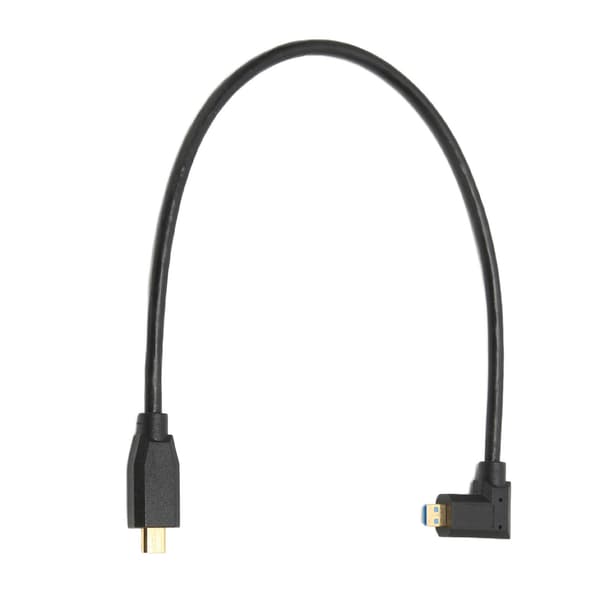8K 60Hz Micro HD Multimedia Interface-kabel Høyre albue Micro HD Multimedia Interface hann til hann-ledning OD4.0mm