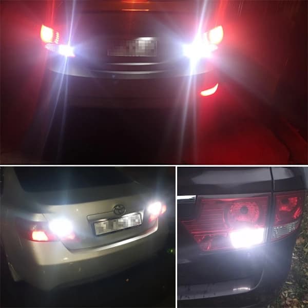 Motorcycle Scooter BA20D LED Taillight Brake Light High Brightness Energy Saving White