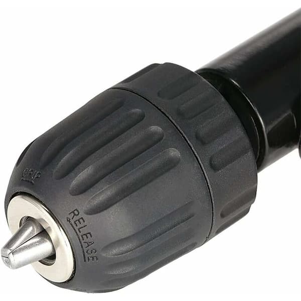 Selvspennende 90° rettvinklet chuck, hurtigkobling borchuck vinkelhode chuck bitadapter rettvinklet bor