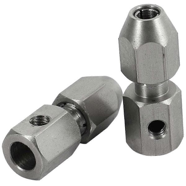 2 stk RC Båt Fleksibel Kobling CNC Flex Collet Kobling, 5X4Mm SZRH A-X 0,5 5 0,5 5