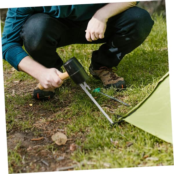 Pløkker/teltpløkker i 420 rustfrit stål (28 cm, 6 stykker pr. pakke)