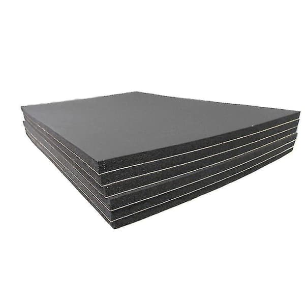 9 stk. 6 mm selvklæbende lydabsorberende skumplader til biler, 30 x 50 cm