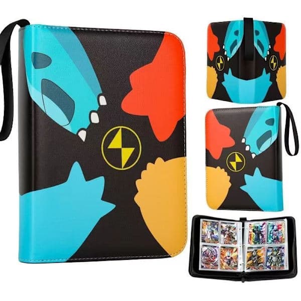 Pikachu Spillekort Samlerbog Fire Gitter (ekskl. spillekort)30