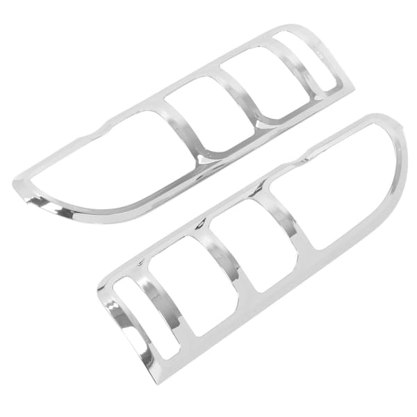 2pcs Tail Light Cover ABS Chrome Glossy Stylish Tail Lamp Frame Replacement for HIACE H200 2005-2014