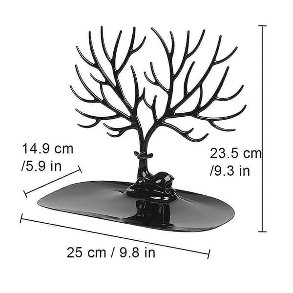 Deer Shaped Jewelry Stand, Jewelry Tree with Antlers