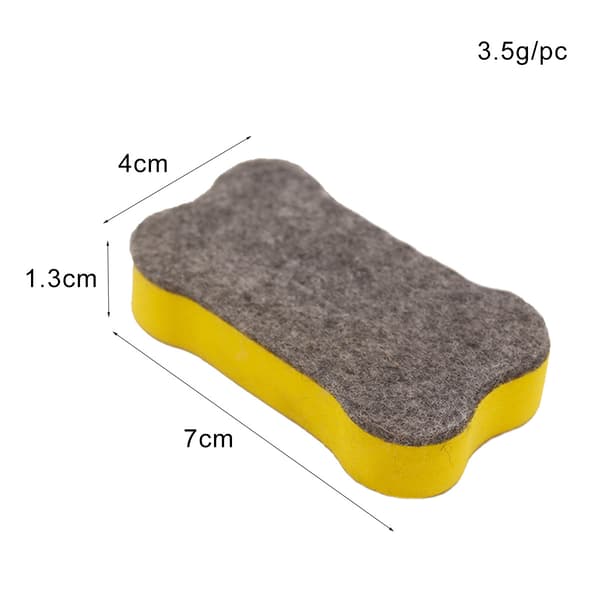 Tio lådor färgade kritor med sudd, 4-pack (1 förpackning), Multi A A