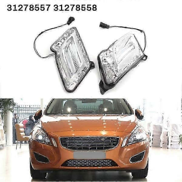 For S60 2011-2013 Left Front Daytime Running Light 31278557 -a.