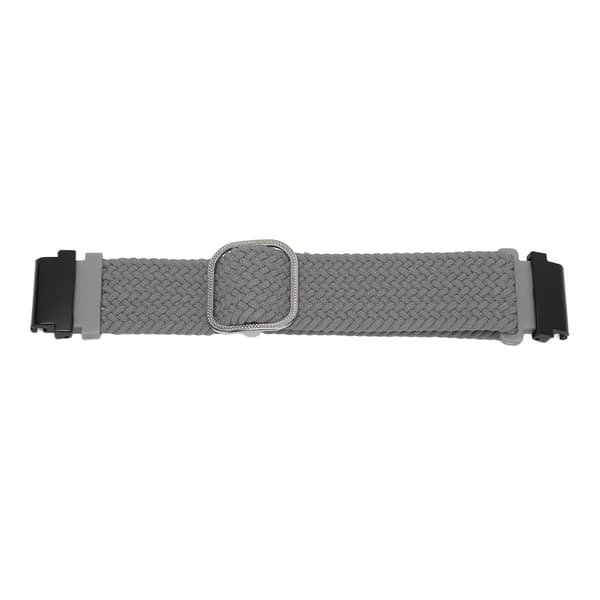 Urrem vævet nylon justerbar urrem til Garmin Fenix ​​7S 6S 5S grå