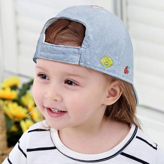 Presenter Behandla Baby Girls Baseball Cap Hat Børn Børnehatte Solhatte med sødt kattemønster