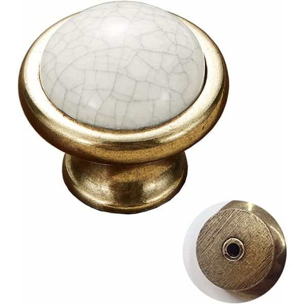 Cabinet Knob Cabinet Door Knobs 6 Pieces Porcelain Knob