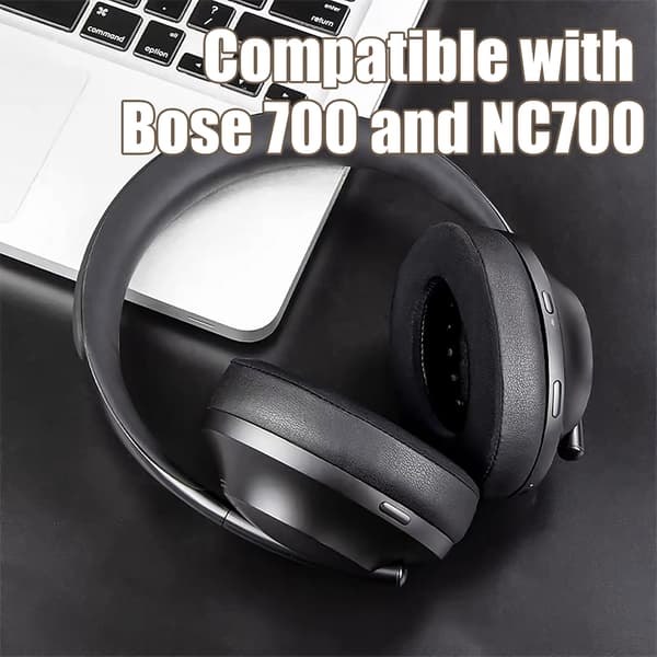 Øreputer til Bose 700/NC700 kunstskinn 1 par Svart
