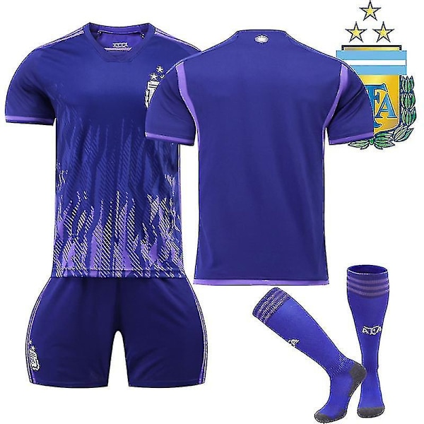 Argentina Champions Tre Stjerner Udebanetrøje Onummereret xixl Uden nummer Unnumbered XS