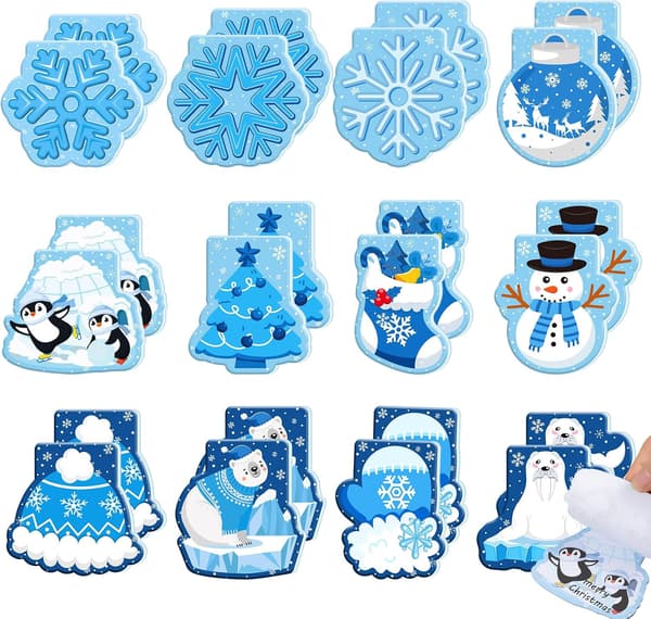 24 stk. vinterfestgaver Mini juleblokke vare_pakke_antal - item_package_quantity