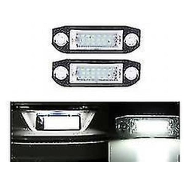 Par LED nummerpladelys til Volvo C70 S40 S60 S80 V50 V60 V70 Xc60 Xc70 Xc90