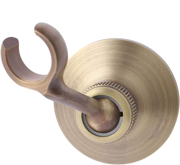 Vintage brusehovedholder vægmonteret justerbar messingbruser