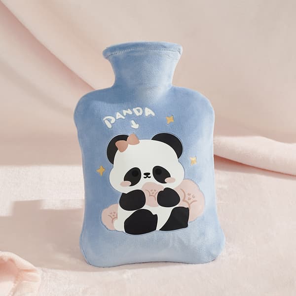 1 stk plysj fløyel håndvarmer, 2L, pandamønster