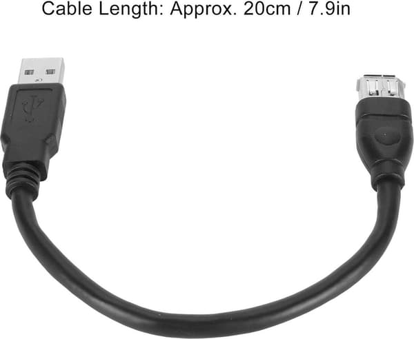 Firewire 1394 6-pin hunn til USB 2.0 adapterkabel - Plug and Play - Fleksibel og pålitelig - Egnet for digitalkameraer - DV-videokameraer ._yu