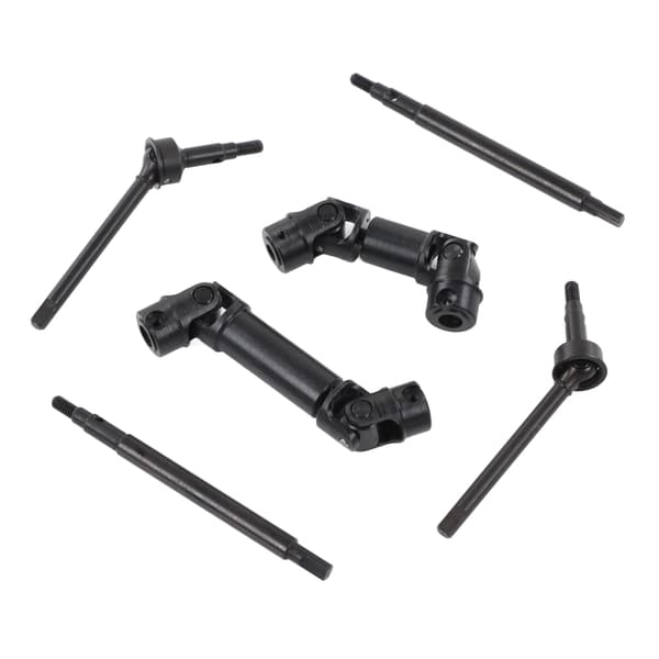 RC Car Front Rear CVD Set with Drive Shaft Replacement 1/18 Remote Control Vehicle Accessories Black