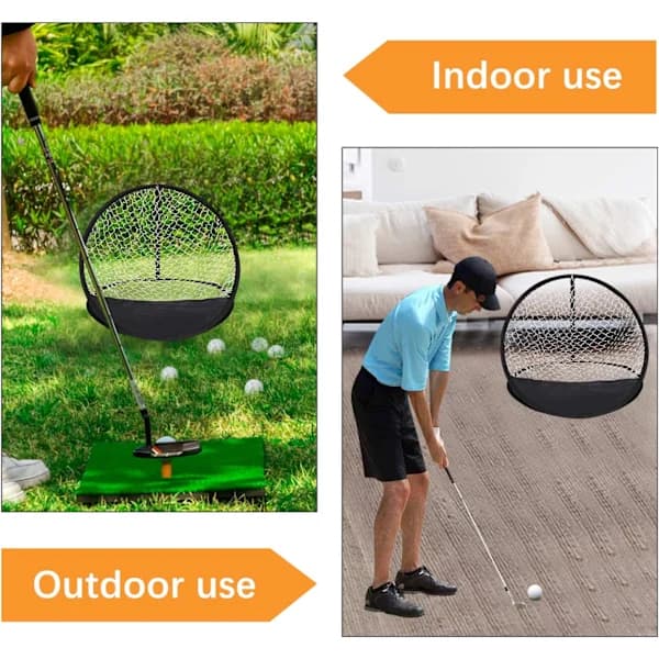 Golføvelsesnet, foldbart Chipping Pop Up-net, bærbart indendørs og udendørs øvelsesnet til boldtræning-tfrf