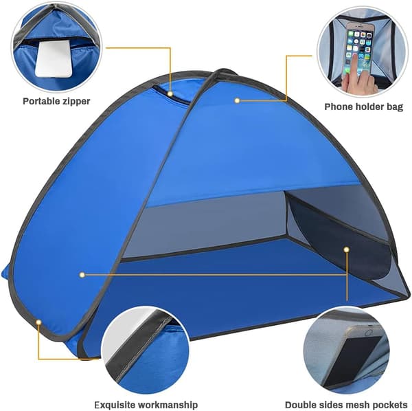 Rantateltta, Pop Up -rantateltta (27.56*19.69*17.7in) 1-2 hengelle