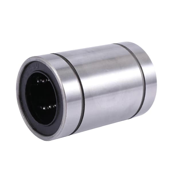 Lm25uu 25mmx40mmx59mm Double Sided Rubber Seal Linear Motion Ball Bearing Bushing-Excellent Silver Silver