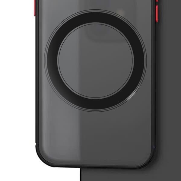 Magnetic Phone Case for iPhone Skin Feel Wireless Charging Phone Protective Case All-inclusive Drop Protection Black for iPhone 11