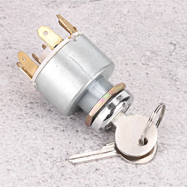 Universal 12V 4-position Ignition Switch with Keys for Car, Motorcycle, Bike, Boat