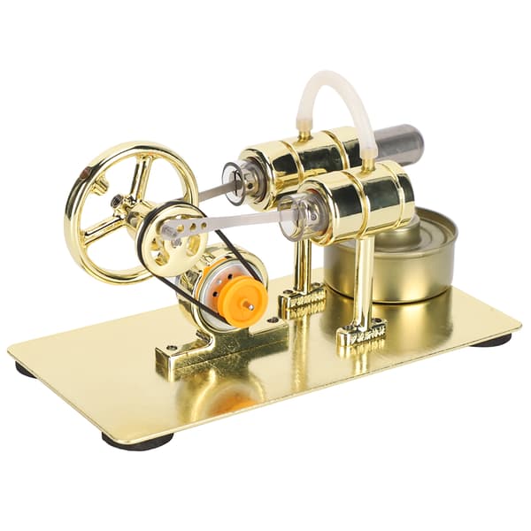 Stirling Engine Model External Combustion Engine Kids Physics Science Educational Toys