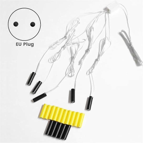 AA batterioplader strømforsyningsadapter erstatter 2 AA-batterier, til forskellige 3V LR6/AA-batteridrevne enheder