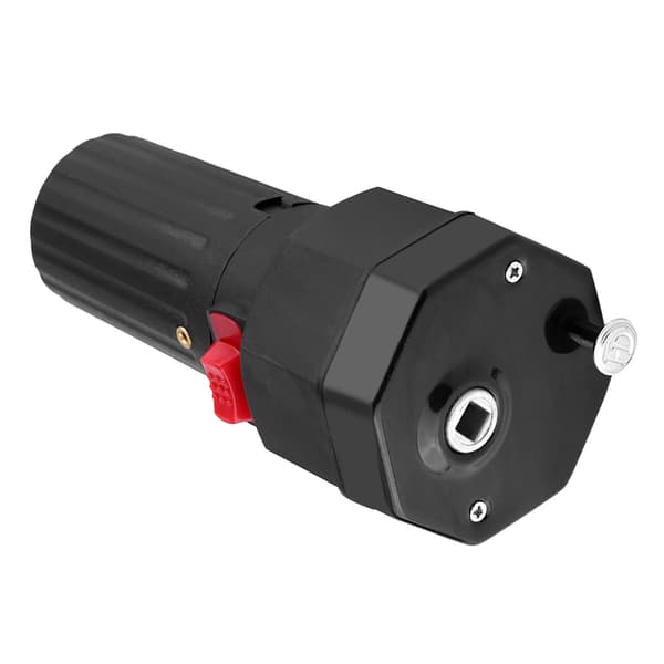 Elektrisk Grill BBQ Barbecue Roterende Motor 1.5V Batteridrevet Sort Farve