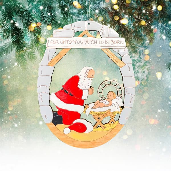 Populære hule kreative julepynt til advent 4-pak P