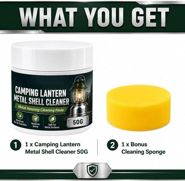 Camping Lantern Cleaner - 50g udendørs lyslak