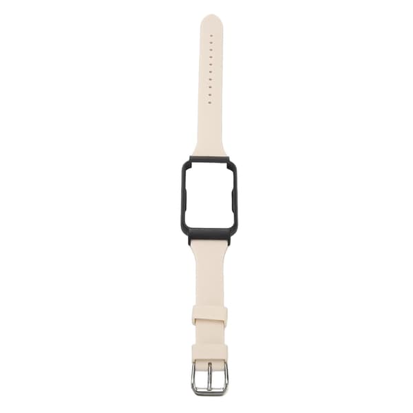 Watch Strap with Case Replacement Silicone Wristband Watch Accessory for Oppo Free White